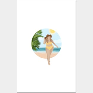 Beach Girl 8, Summertime illustration Posters and Art